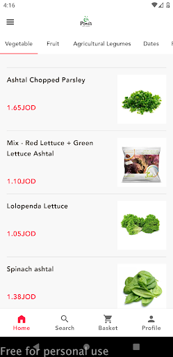 Panda for Fruits & Vegetables Screen 2