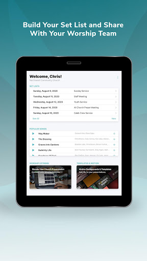 Screenshot of Charts by WorshipTools
