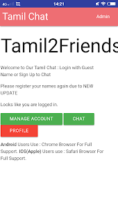 Tamil Chat Room(tamil2friends)