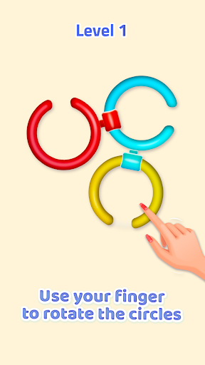 Android application Rotate the Rings screenshort