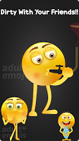 screenshot of Dirty Emoji Sticker Keyboard