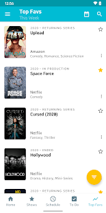 TV Show Favs Captura de pantalla