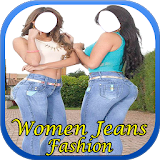 Women Jeans Wear Fashion Suit icon