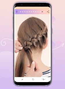 Hairstyles step by step Screenshot