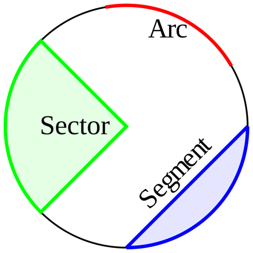 Circle + Arc Calculator 1.18 Icon