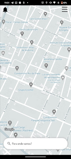 Android application Viatura Passageiros screenshort