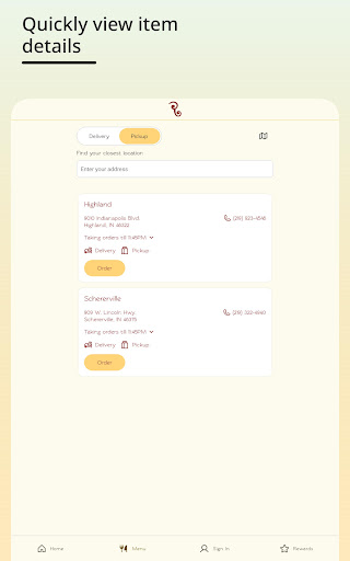 App screenshot