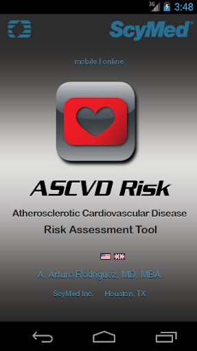 Android application ASCVD Risk screenshort