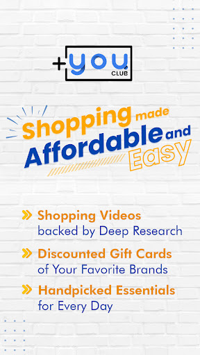 Android application PlusYou Club: The Rewards App screenshort