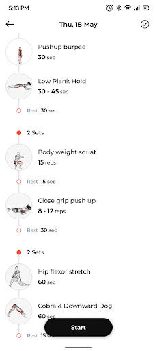 JC Fitness Coach Screen 3