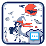 Cover Image of डाउनलोड Nexst SMS Cute witch skin  APK