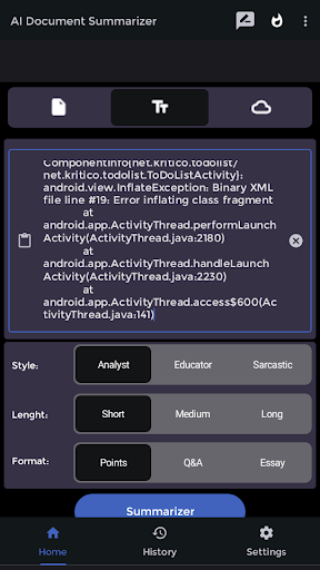 AI Document & Text Summarizer screenshot 3