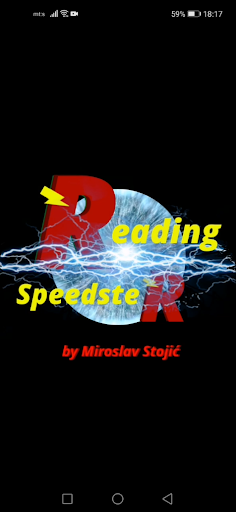 Android application Reading Speedster screenshort