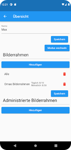Virtueller Bilderrahmen Screen 3
