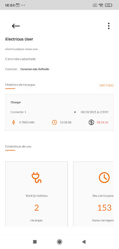 Android application Eletricus screenshort