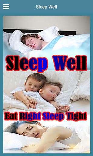 Android application Sleep Well screenshort