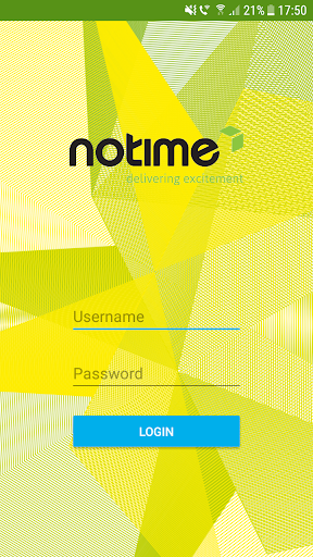 Android application notime driver screenshort