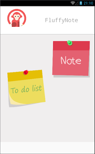 Android application Fluffy Note screenshort