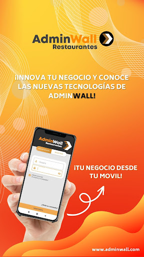 Android application AdminWall Restaurantes screenshort