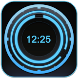 Digital Clock Disc Widget icon