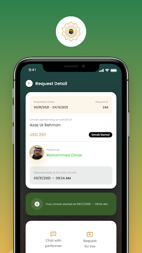 Android application إنابة المناسك Enabat Almanasek screenshort