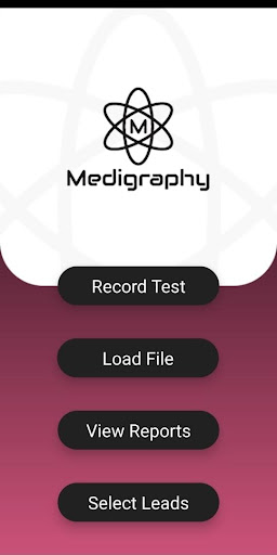 Android application ECG Connect screenshort