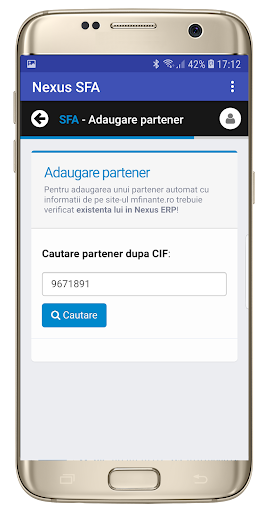 Nexus SFA - Sales Force Automa Screen 3