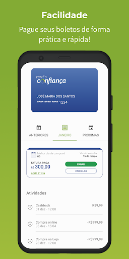 Cartão Confiança Screen 3
