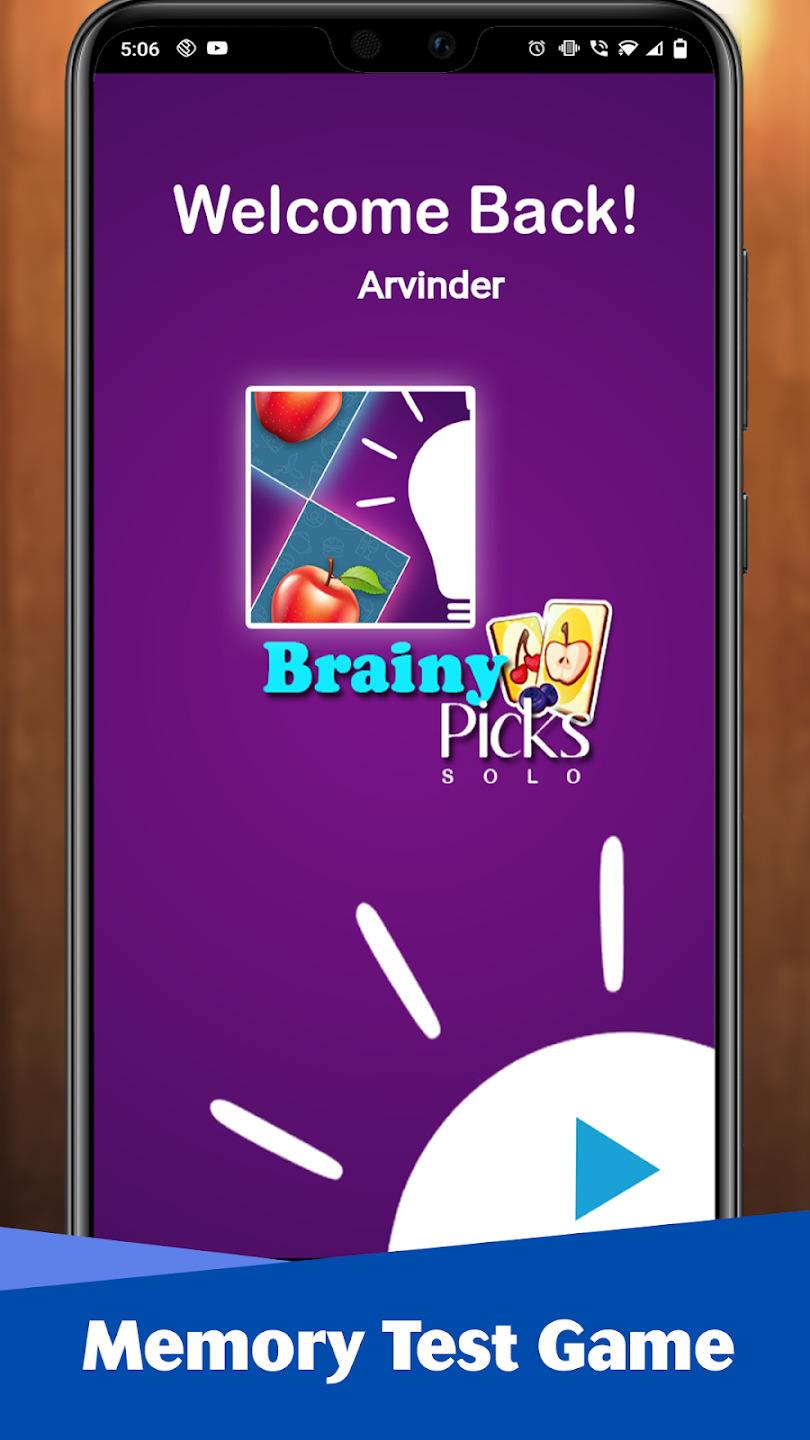 Brainy Picks : Memory Game