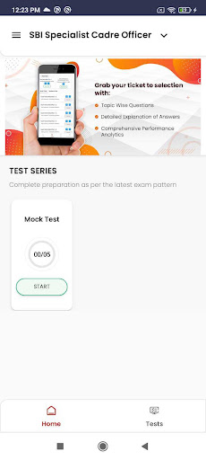 Android application Impact English Classes screenshort
