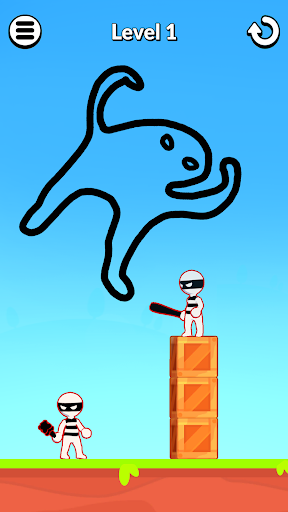 Android application Draw Hero 3D: Draw Your Weapon screenshort