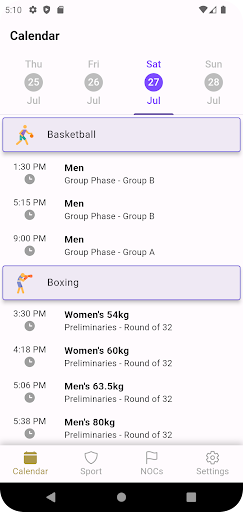 Android application Paris Gold - Summer Games 2024 screenshort