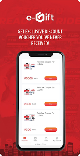 Android application e-Gift screenshort