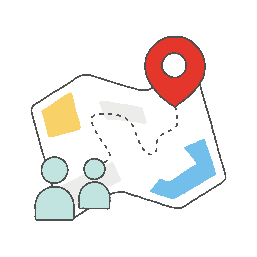 Min Map - Meet up with friends logo
