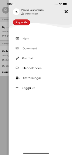 Android application Fraktkedjan screenshort