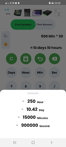 Time Calculator  Time Between