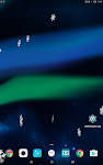 screenshot of 3D Northern Lights Wallpaper