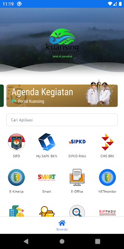 Portal Administrasi Pemerintah Screen 2