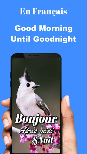 Android application French Good Morning to Night screenshort