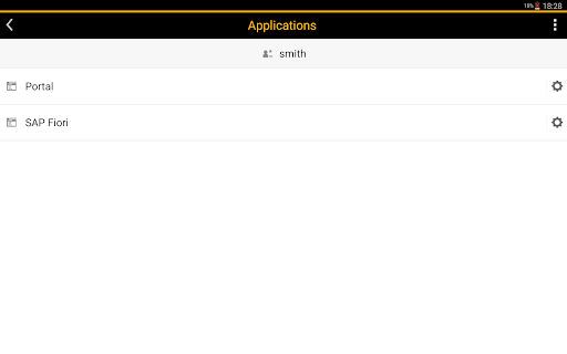 Screenshot of SAP Authenticator