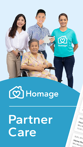 Android application Homage - Partner Care screenshort
