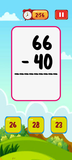 Mental Math Flash Cards Screen 3