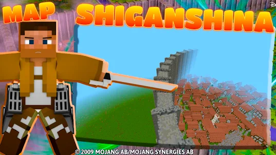 Shiganshina Map for Minecraft