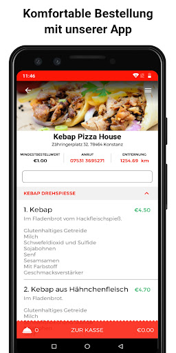 Android application Kebap Pizza House screenshort