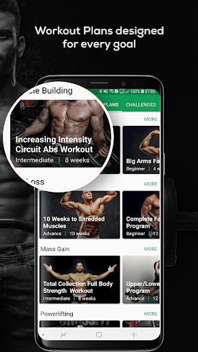 Fitvate - Home & Gym Workout Trainer Fitness Plans 6.8 APK screenshots 2