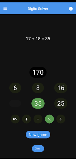 Digits Solver Screen 2