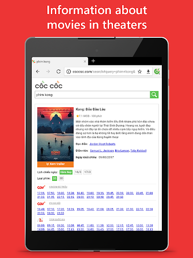 Cốc Cốc Beta Browse securely