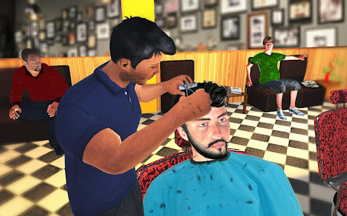 Barber Shop Hair Cut Games 3D screenshots 12