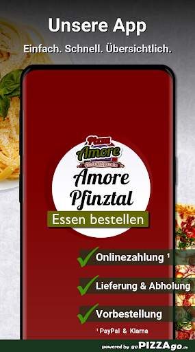 Android application Pizza Amore Pfinztal screenshort