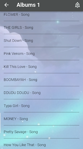 Android application Blackpink All Songs All Albums screenshort